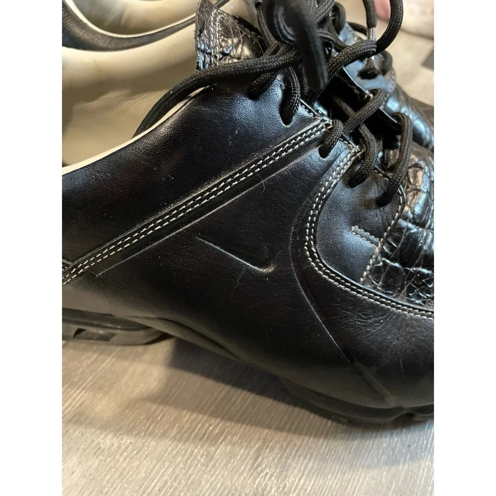 Nike Men's Golf Shoes Lace Up Dressy - Black, US 9.5W